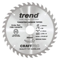 Trend CSB/19036TC Craft 190mm X 36T X 30mm X 1.55 DCS £23.52